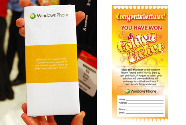 Windows Phone 7 "Päckchen"