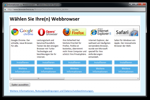 Browserwahl