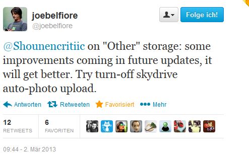 Joe Belfiore Twitter