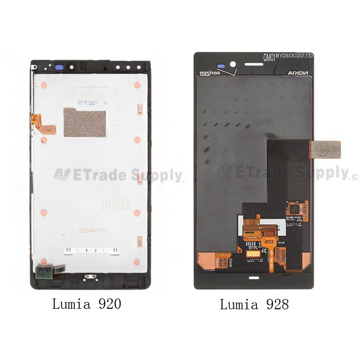 Lumia 928 Lumia 920 DIsplay