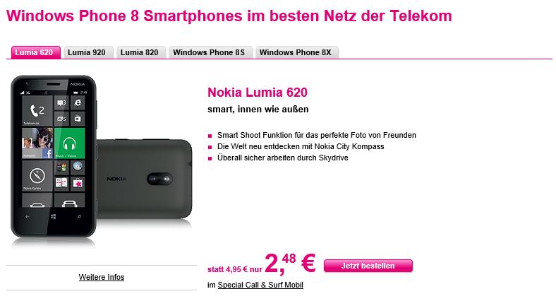 lumia 620 t-mobile