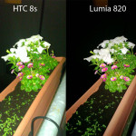Vergleich HTC 8s & Lumia 820 bei Nacht