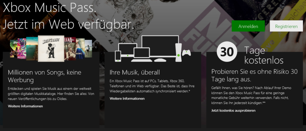 Xbox Music Web