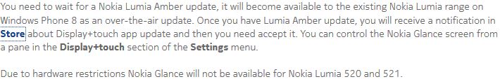 Lumia Amber