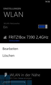 WLAN bearbeiten
