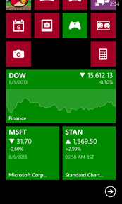 finanzen live tile