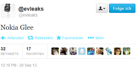 Nokia Glee evleaks