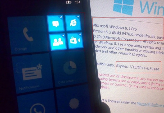 Windows Phone 8.1 Ordner