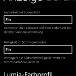 Windows Phone 8 Nokia Lumia 625 Screenshot Anzeige