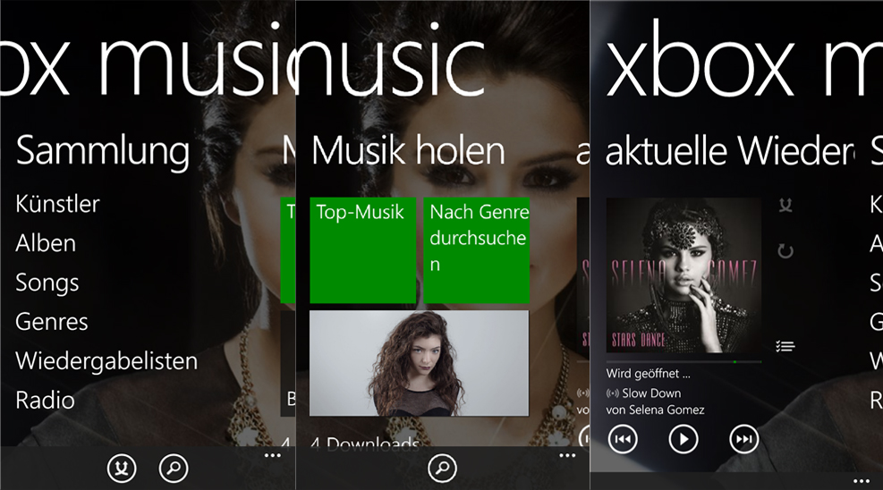 Xbox Music Screenshots