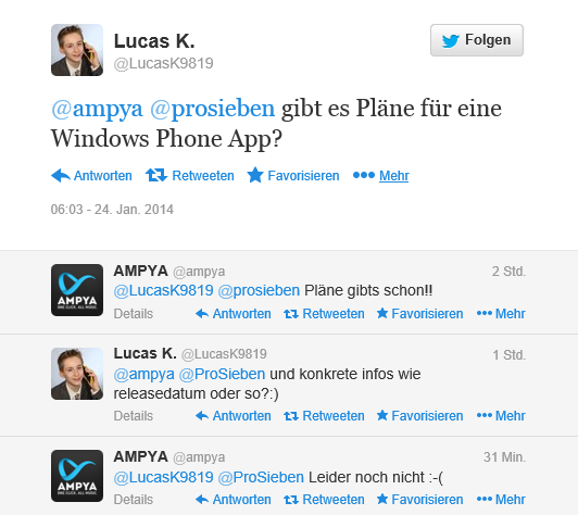 tweet ampya
