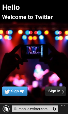 Twitter über WP 8.1 Update 1