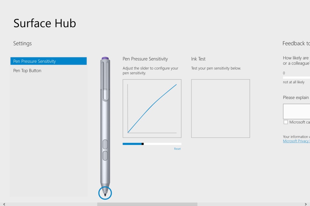 Surface Hub App Pressure