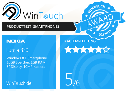 Lumia830_award
