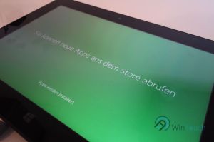 Display mit kräftigen Farben