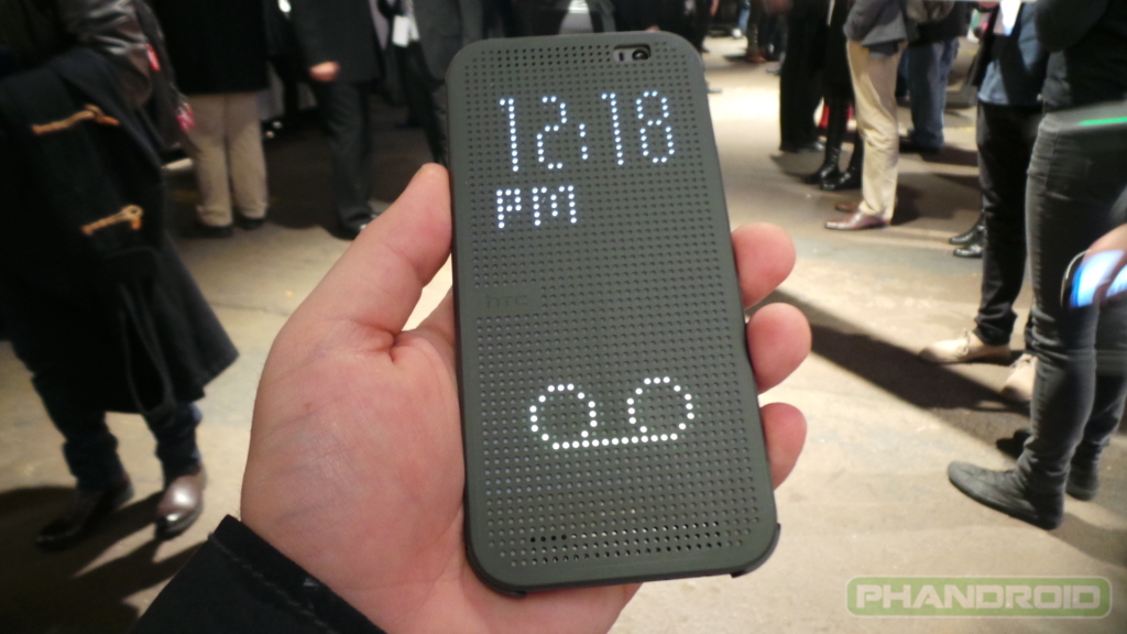 HTC One M8 mit DotView Case 